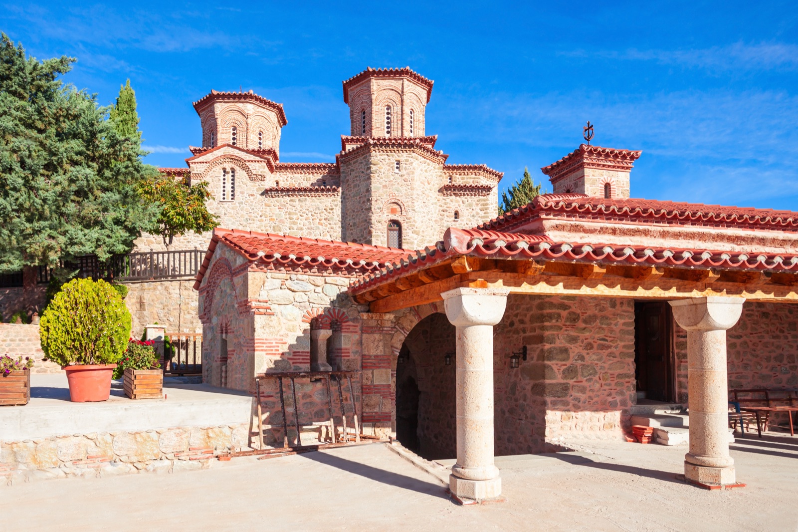 Varlaam monastery on its rock